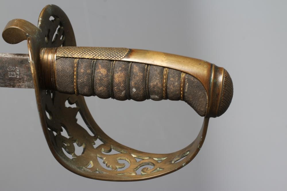 AN 1857 PATTERN ROYAL ENGINEERS OFFICER'S SWORD by F. W. Flight of Winchester Image