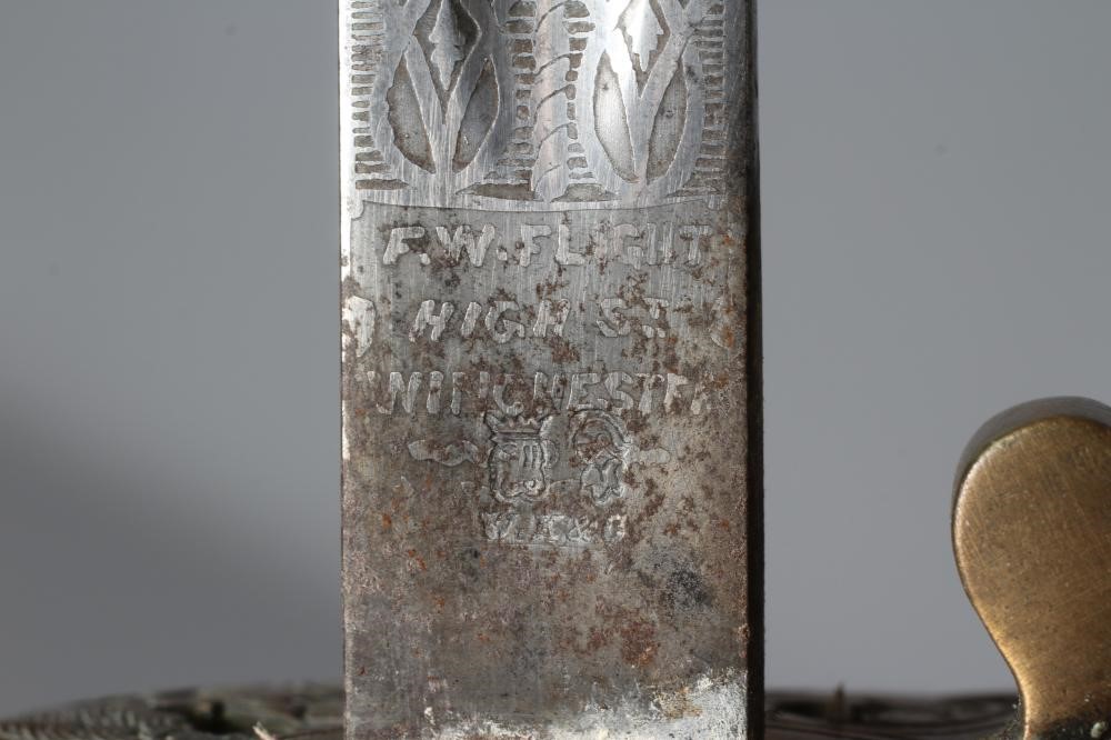 AN 1857 PATTERN ROYAL ENGINEERS OFFICER'S SWORD by F. W. Flight of Winchester Image