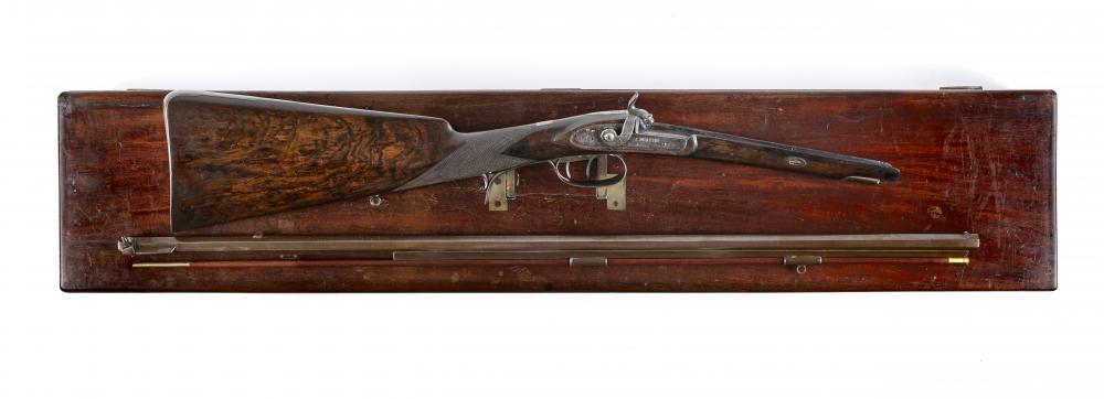 A CASE PERCUSSION RIFLE BY JAMES BEATTIE Image