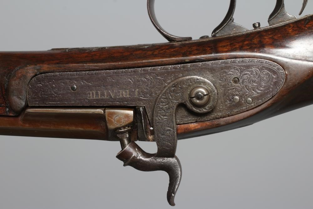A CASE PERCUSSION RIFLE BY JAMES BEATTIE Image