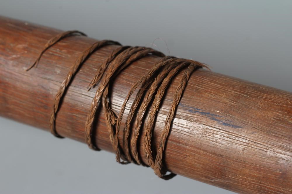 A FIJIAN VANIKAU CLUB MELANESIA, possibly late 19th century, with root head, long cylindrical shaft Image