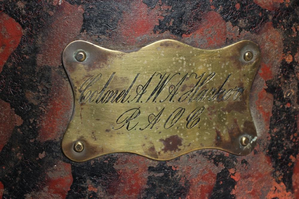 AN EDWARDIAN ARMY OFFICER'S BEAVER SKIN BICORN HAT Image