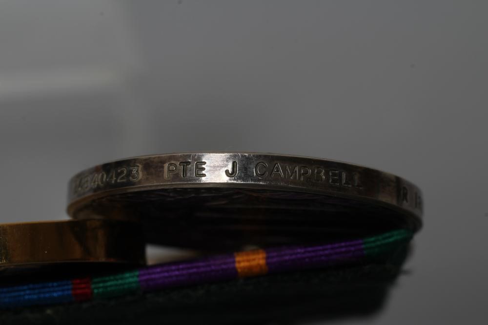 A FAMILY OF 21ST CENTURY MEDALS awarded to Lcpl. J. Campbell Image