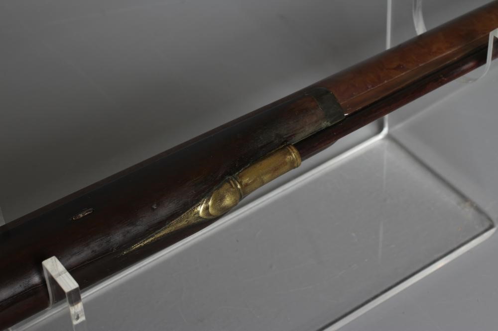 A FLINTLOCK SPORTING MUSKET BY H. GODSALL with 39" barrel octagonal at the breech Image