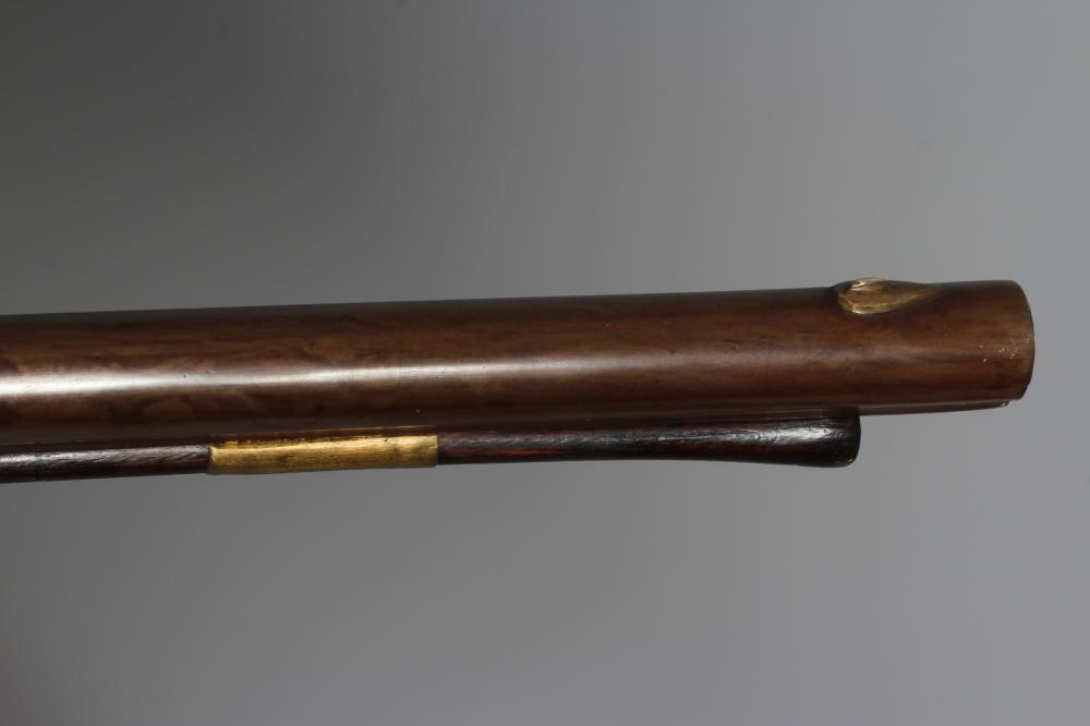 A FLINTLOCK SPORTING MUSKET BY H. GODSALL with 39" barrel octagonal at the breech Image