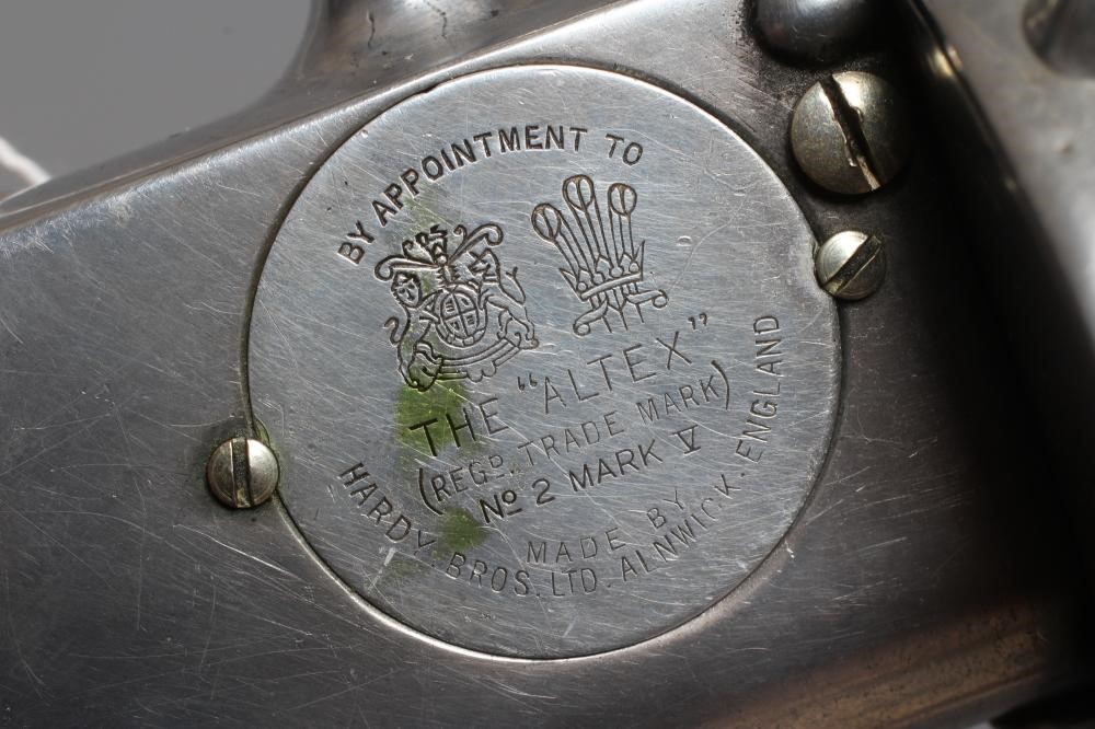 A HARDY THE "ALTEX" NO.2 MARK V FISHING REEL with bakelite handle, together with an S. E. Cooke Image