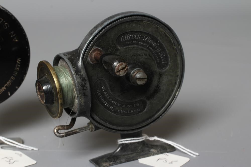 A HARDY THE "ALTEX" NO.2 MARK V FISHING REEL with bakelite handle, together with an S. E. Cooke Image