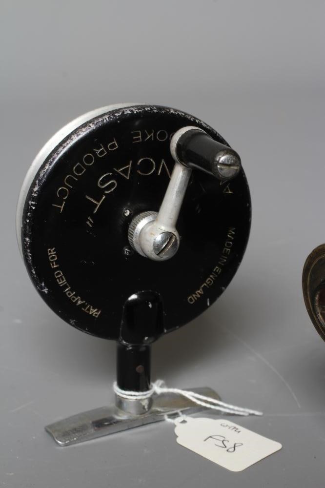 A HARDY THE "ALTEX" NO.2 MARK V FISHING REEL with bakelite handle, together with an S. E. Cooke Image