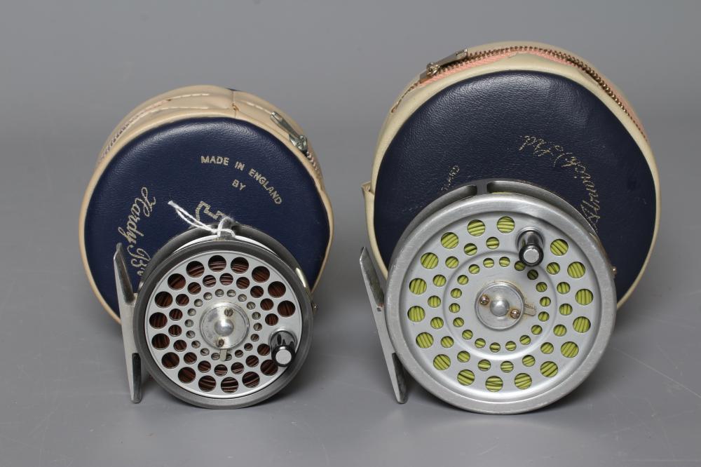 TWO HARDY TROUT FISHING REELS, comprising a The Featherweight 2 5/8" reel and a Marquis #6, both Image