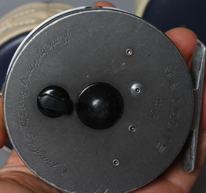 TWO HARDY TROUT FISHING REELS, comprising a The Featherweight 2 5/8" reel and a Marquis #6, both Image