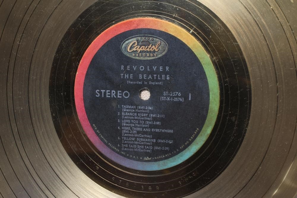 A PRESENTATION "GOLD" SALES AWARD for the Capitol Records album Revolver, R.I.A.A. certified, Image