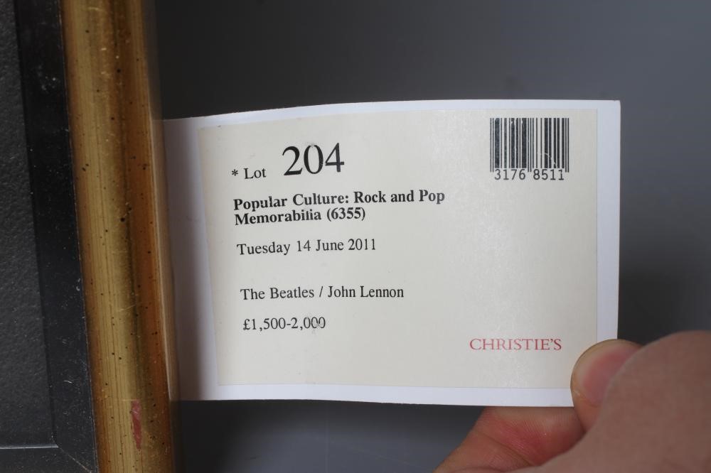 A PRESENTATION "GOLD" SALES AWARD for the Capitol Records album Rock 'N' Roll Music, R.I.A.A. Image