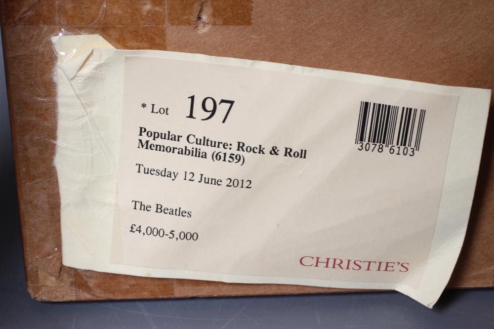 A PRESENTATION "GOLD" SALES AWARD for the Capitol Records album Meet The Beatles R.I.A.A. certified, Image