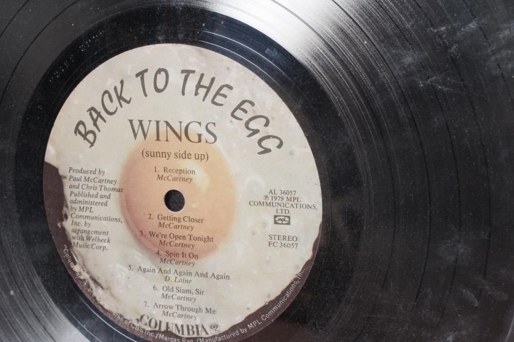 A PRESENTATION "SILVER" SALES AWARD for the album Back to the Egg (sunny side up) Image