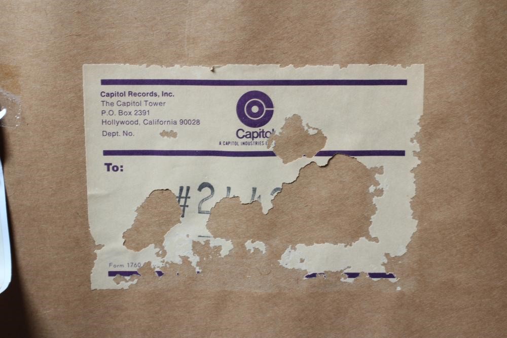 A PRESENTATION "GOLD" SALES AWARD for the Apple Records album Rubber Soul Image