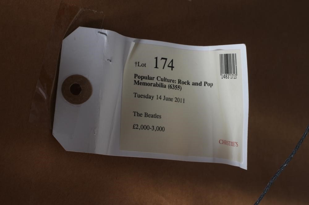 A PRESENTATION "GOLD" SALES AWARD for the Apple Records album Rubber Soul Image