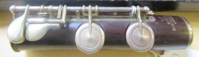 A CARTE & CO. LTD. ROSEWOOD FLUTE, early 20th century, stamped 23 Berners St., London, in original Image