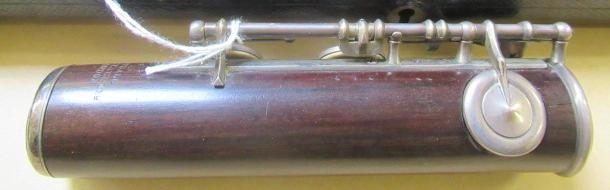 A CARTE & CO. LTD. ROSEWOOD FLUTE, early 20th century, stamped 23 Berners St., London, in original Image