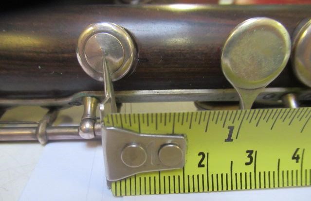 A CARTE & CO. LTD. ROSEWOOD FLUTE, early 20th century, stamped 23 Berners St., London, in original Image