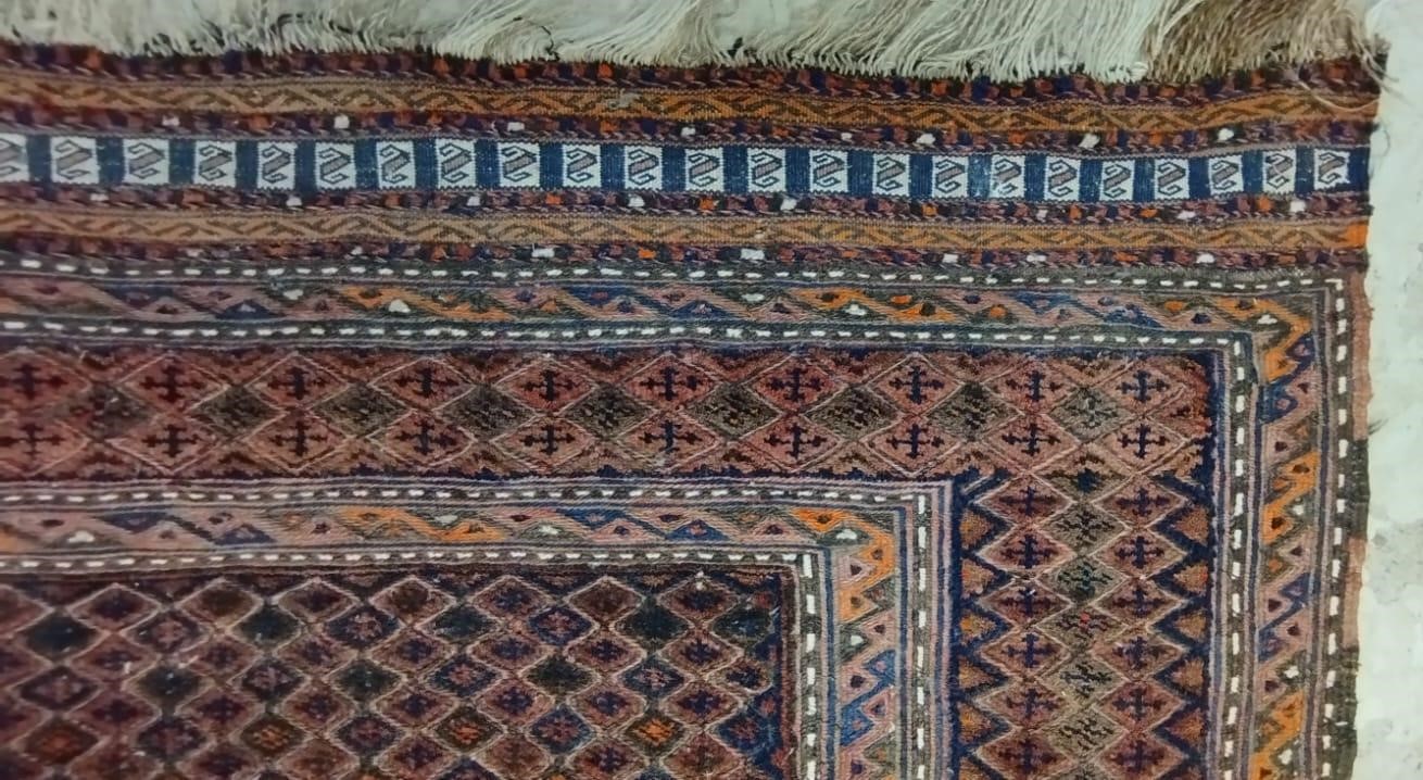 A SMALL AFGHAN RUG Image
