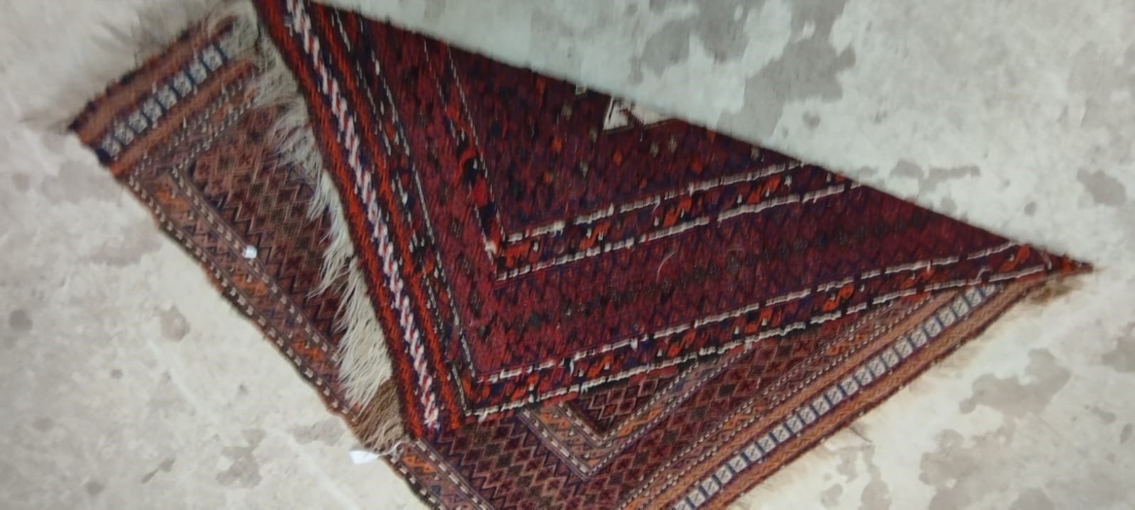 A SMALL AFGHAN RUG Image