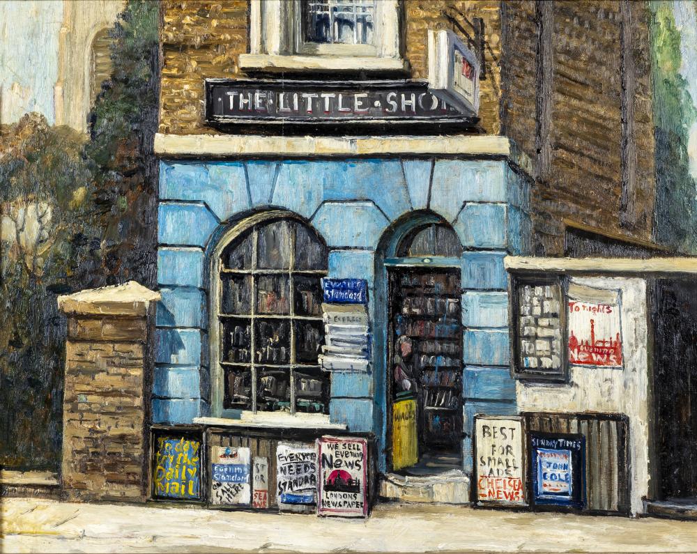 JOHN VICAT COLE (1903-1975) A Little Shop in Chelsea Image
