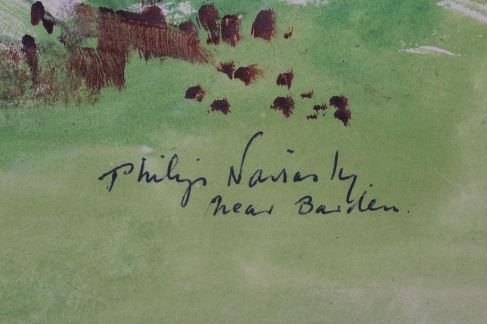 PHILIP NAVIASKY (1894-1983) River Landscape near Barden Image