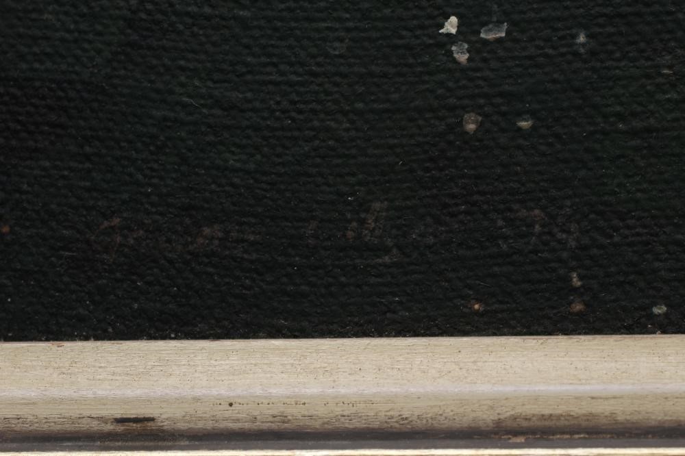 GRAEME WILLSON (1951-2008) Running Man, signed and dated '74 lower left, oil on canvas, 24" x 30", Image