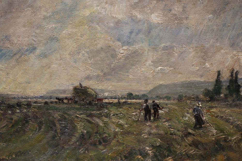 HERBERT ROYLE (1870-1958) Haymaking towards Ravenscar Image