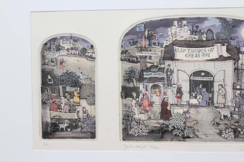 GRAHAM CLARKE (b.1941) "Ye Faithful" Image