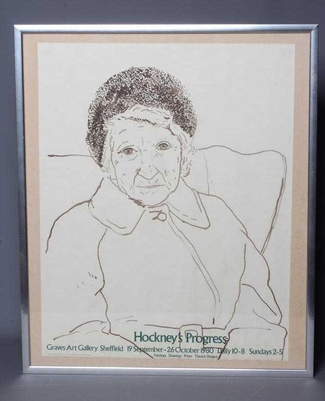 DAVID HOCKNEY (b.1937) Hockney's Progress, lithograph, Petersburg Press printed in England 1978, 27 Image