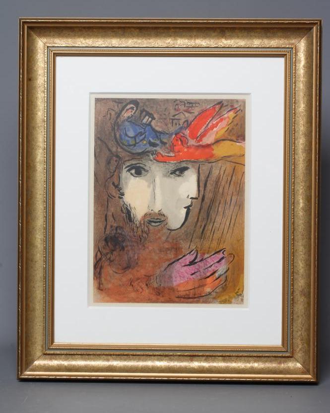 MARC CHAGALL (1887-1985) David and Bathsheba Image