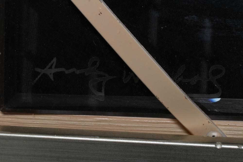 AFTER ANDY WARHOL (1928-1987) Empire State Building, Rosenthal Studio Line glass, 23 1/2" x 12", Image