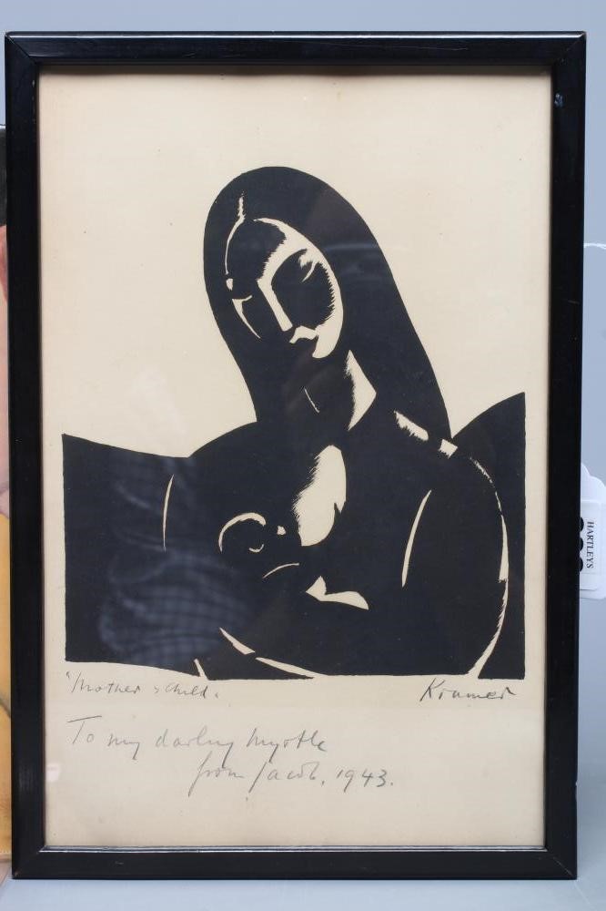 JACOB KRAMER (1892-1962) Mother and Child Image