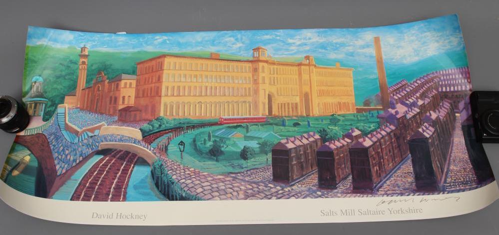 DAVID HOCKNEY (b.1937) Salts Mill Saltaire Yorkshire Image