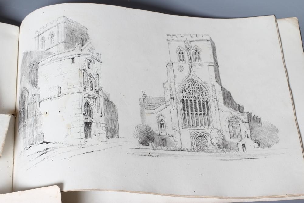 DAVID COX JUNIOR (1809-1885) A collection of approximately 35 pencil sketches in three Victorian Image