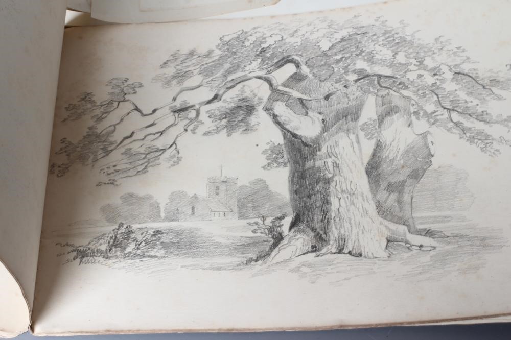 DAVID COX JUNIOR (1809-1885) A collection of approximately 35 pencil sketches in three Victorian Image