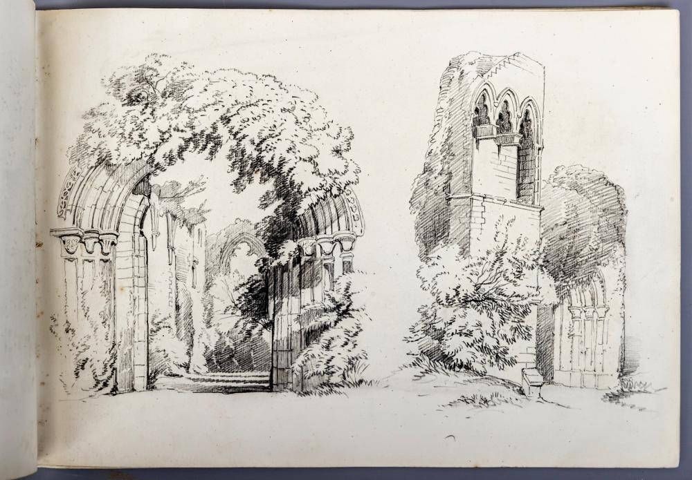 DAVID COX JUNIOR (1809-1885) A collection of approximately 35 pencil sketches in three Victorian Image