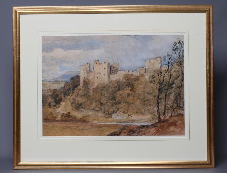 DAVID COX JUNIOR (1809-1885) Ludlow Castle Image