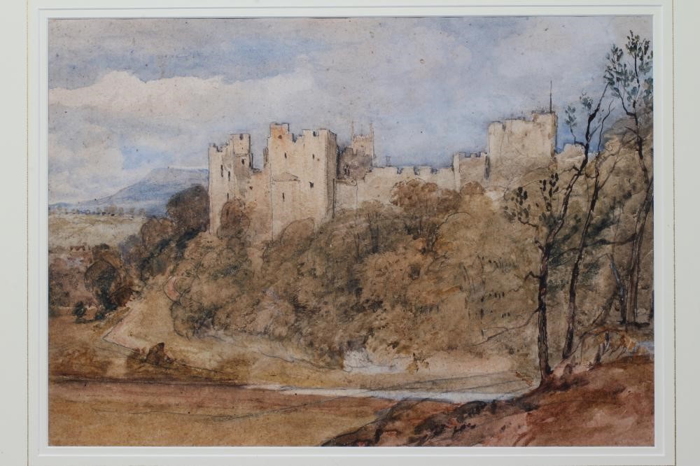 DAVID COX JUNIOR (1809-1885) Ludlow Castle Image