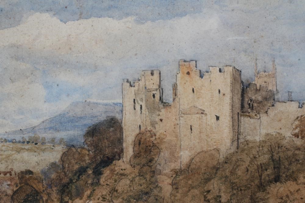 DAVID COX JUNIOR (1809-1885) Ludlow Castle Image