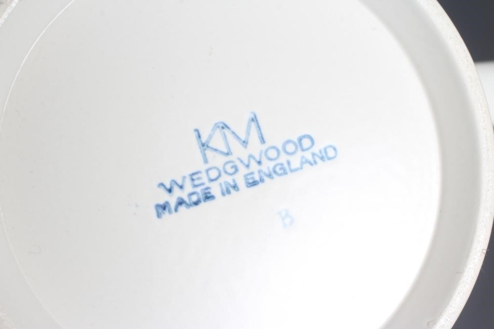 KEITH MURRAY FOR WEDGWOOD - A MOONSTONE LEMONADE SET comprising six mugs and a jug Image