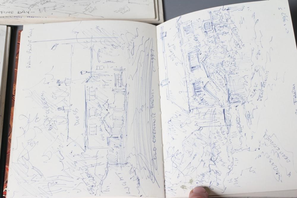 WILLIAM EDWARD PARKER (1922-2017) Three sketchbooks used by the artist for preparatory and working Image