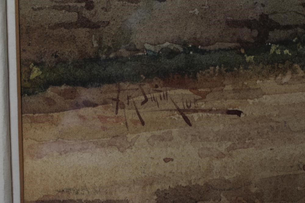 ARTHUR REGINALD SMITH (1871/72-1934) Rural Cottages, signed lower left, watercolour, 9" x 11 1/2", Image