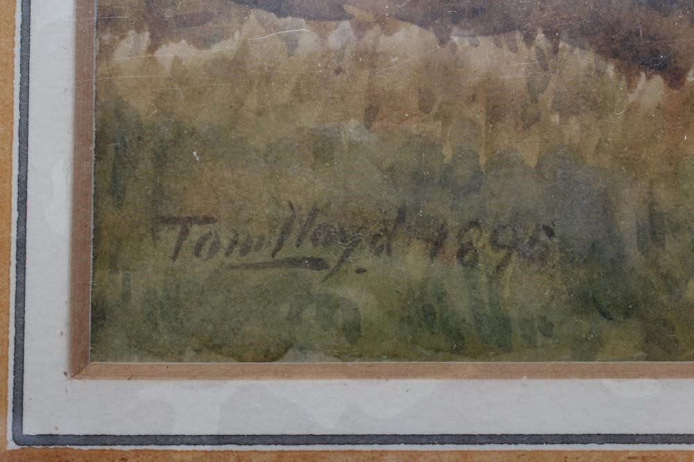 TOM LLOYD (1849-1910) Farm Workers in the Fields, signed lower left and dated 1895, watercolour Image