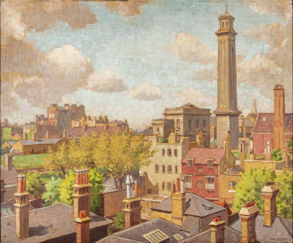 STEFANI M FISHER (1894-1963) The Monarch of Campden Hill from Bedford Gardens Image