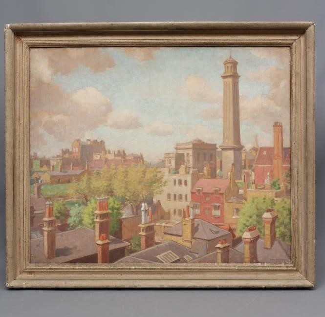 STEFANI M FISHER (1894-1963) The Monarch of Campden Hill from Bedford Gardens Image