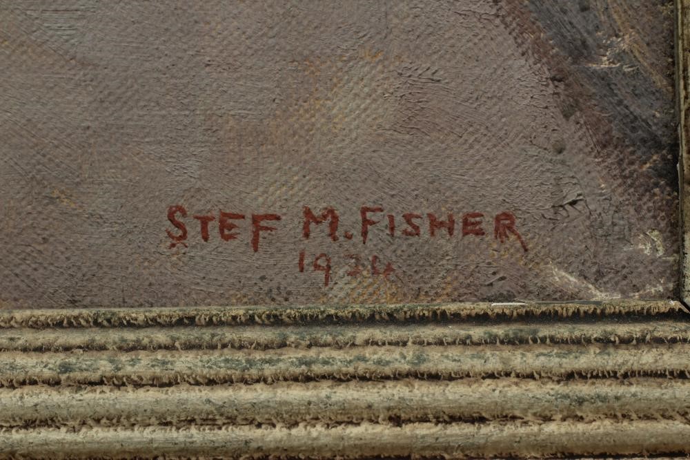 STEFANI M FISHER (1894-1963) The Monarch of Campden Hill from Bedford Gardens Image