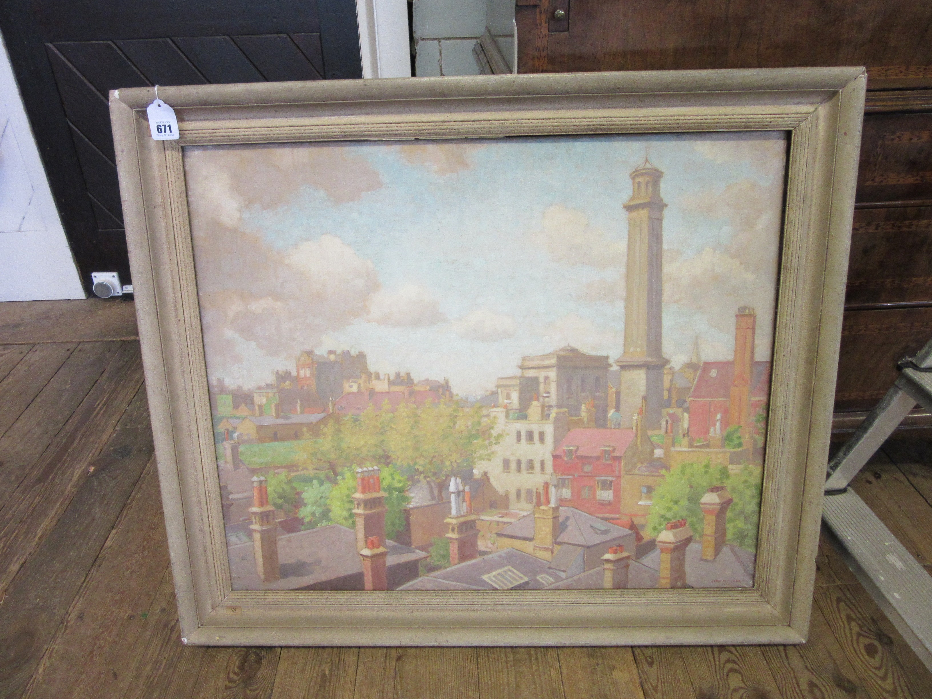 STEFANI M FISHER (1894-1963) The Monarch of Campden Hill from Bedford Gardens Image