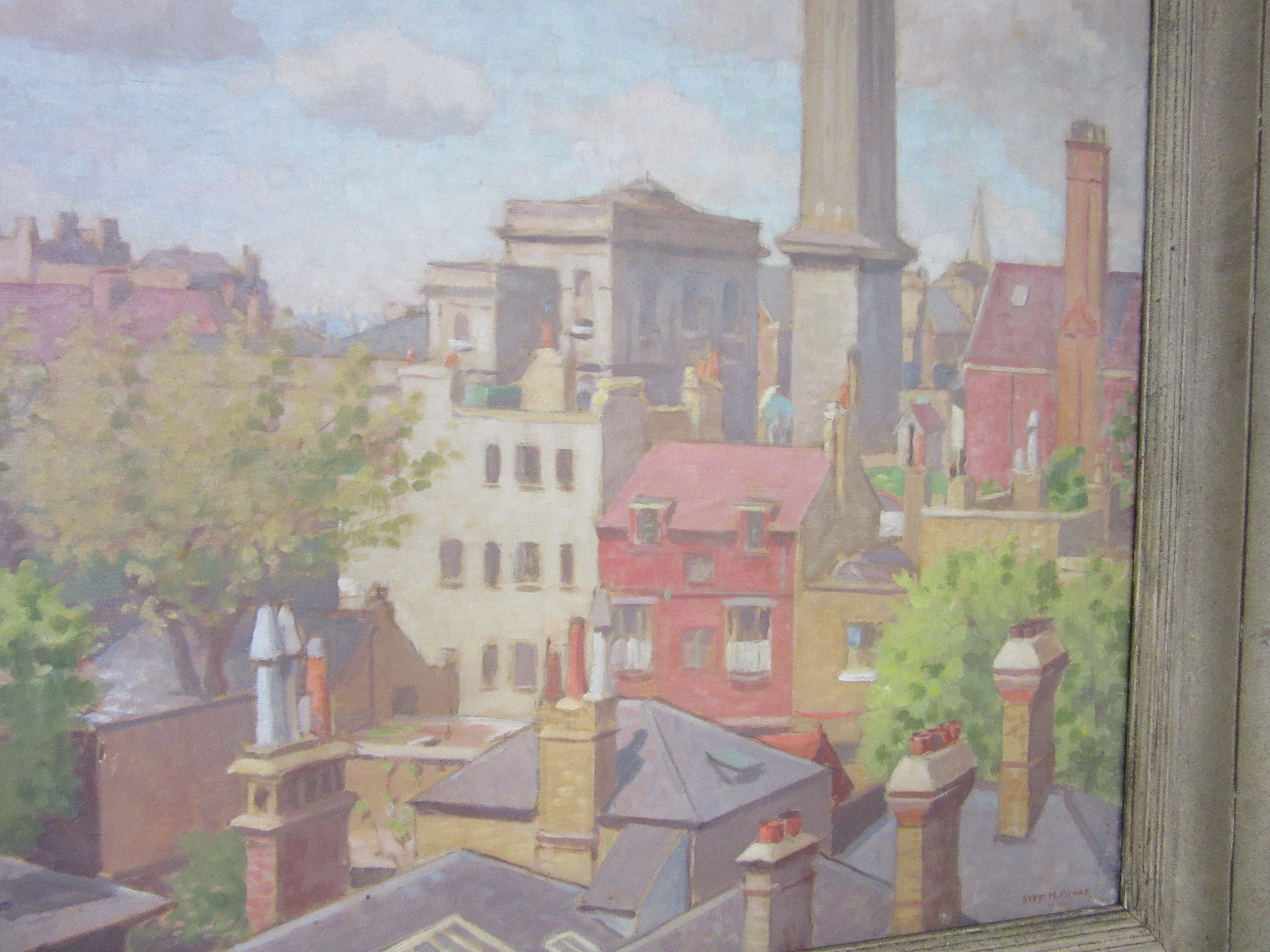 STEFANI M FISHER (1894-1963) The Monarch of Campden Hill from Bedford Gardens Image